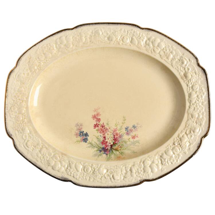 Picardy 16" Oval Serving Platter