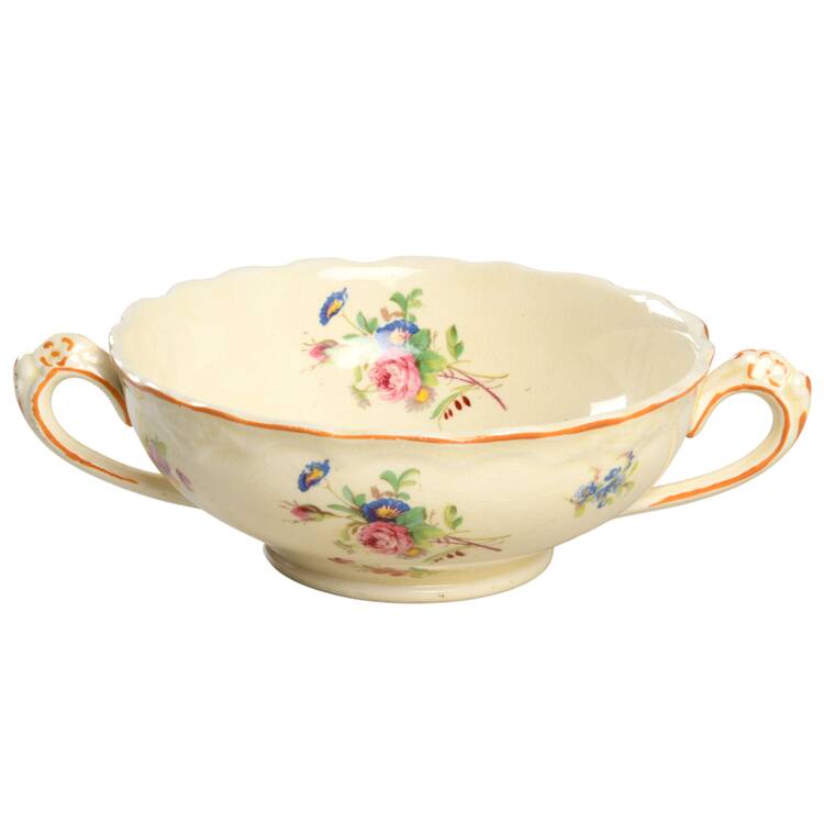 Pinafore Footed Cream Soup Bowl