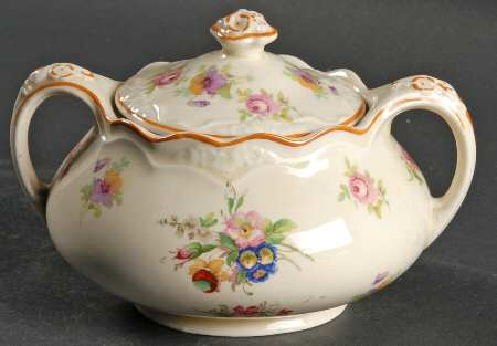 Pinafore Sugar Bowl & Lid
