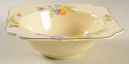 Sweet Pea 8" Square Vegetable Bowl