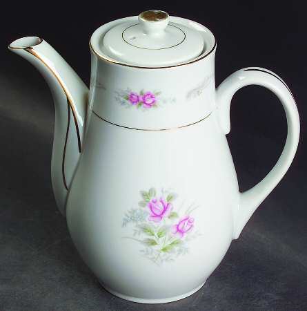 Bridal Rose Small Coffee Pot & Lid