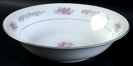 Bridal Rose 9" Round Vegetable Bowl