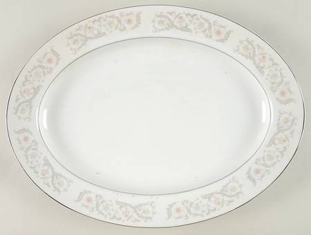 Candle Light 14" Oval Serving Platter by Crest Wood