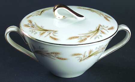 Eternal Wheat Sugar Bowl & Lid