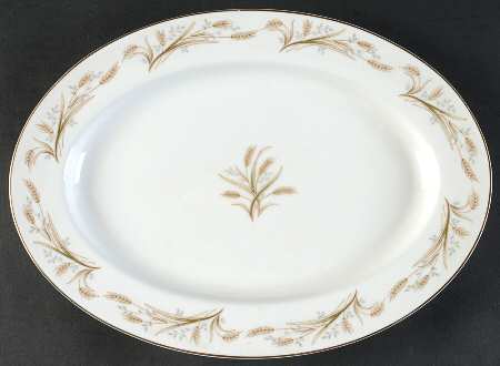 Eternal Wheat 12" Oval Serving Platter