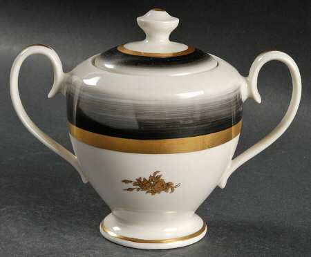 Fascia Rose Sugar Bowl & Lid