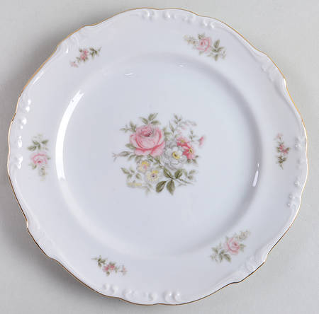 Georgian Rose Salad Plate