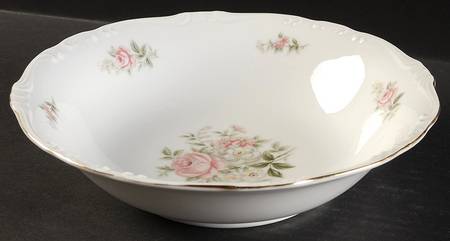 Georgian Rose 9" Round Vegetable Bowl