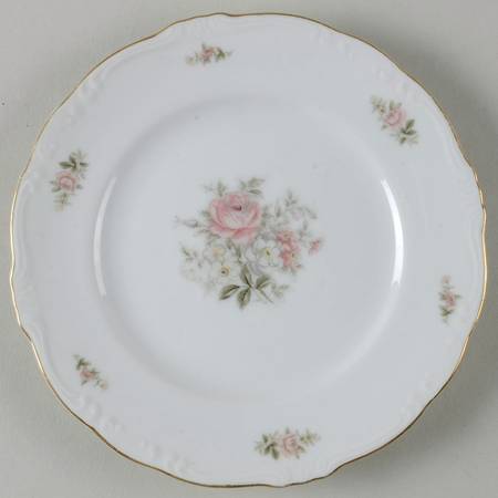 Georgian Rose Bread & Butter Plate