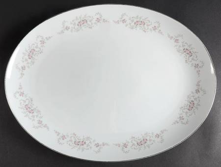 Linda 14" Oval Serving Platter