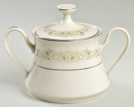 Lotus Sugar Bowl & Lid