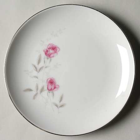 Misty Rose Bread & Butter Plate