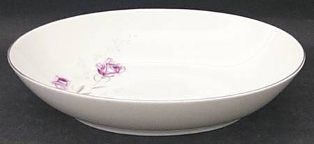 Misty Rose 10" Oval Vegetable Bowl