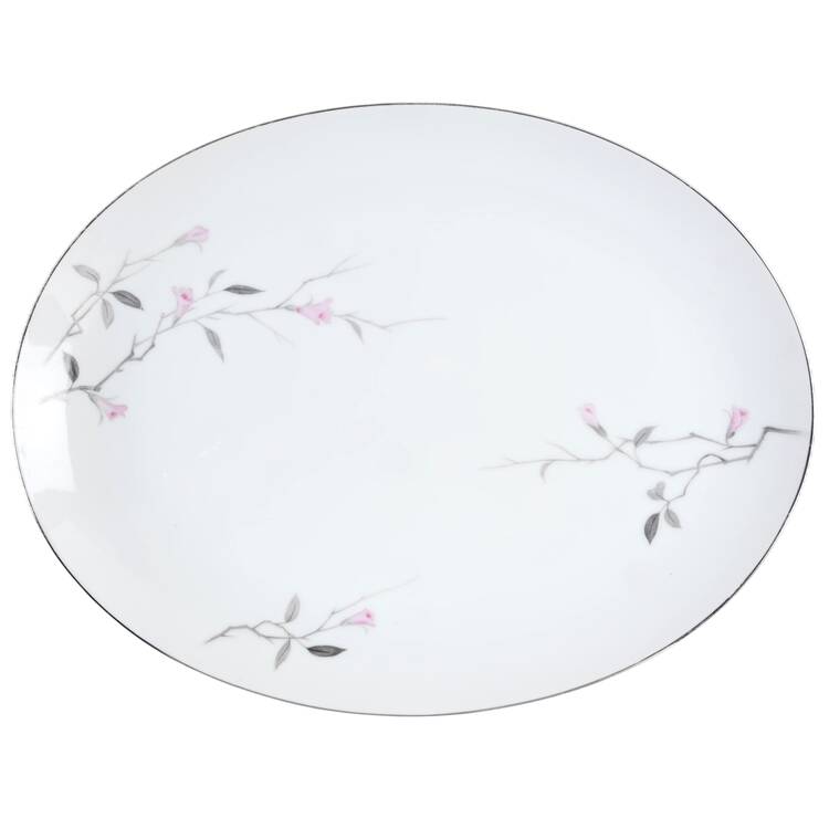 Sakura 14" Oval Serving Platter by Crest Wood