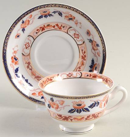 Celestial Footed Cup & Saucer Set