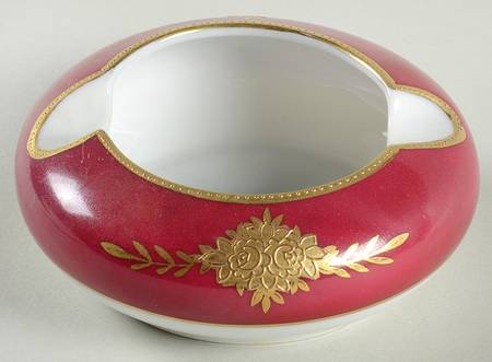 Coronation (All Magenta, Gold) Small Ashtray
