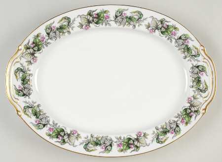 Fairy Blossom 16" Oval Serving Platter