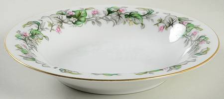 Fairy Blossom Rim Soup Bowl