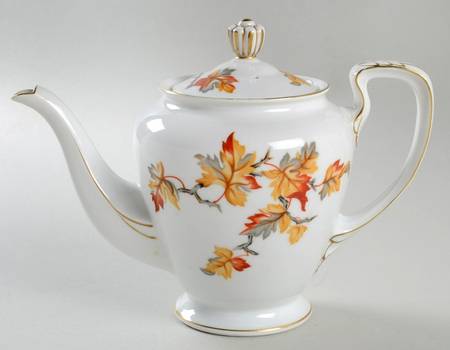 Golden Autumn Teapot & Lid
