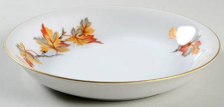 Golden Autumn Coupe Soup Bowl