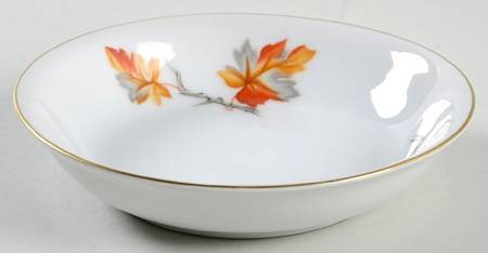 Golden Autumn Fruit/Dessert (Sauce) Bowl