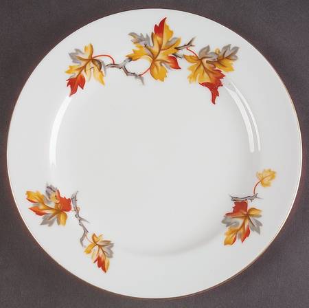 Golden Autumn Salad Plate