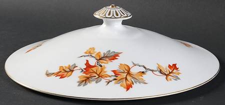 Golden Autumn Lid for Round Vegetable