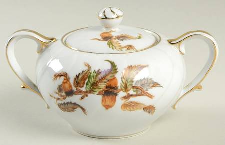 Indian Summer Sugar Bowl & Lid