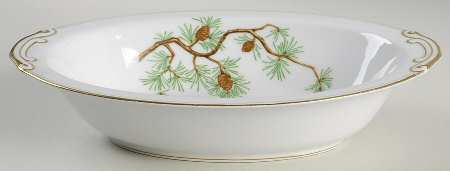 Pioneers 10" Oval Vegetable Bowl