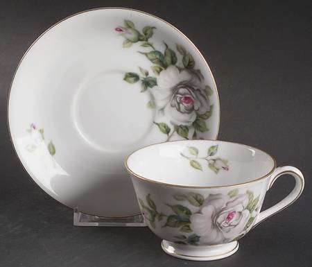 Princess Footed Cup & Saucer Set