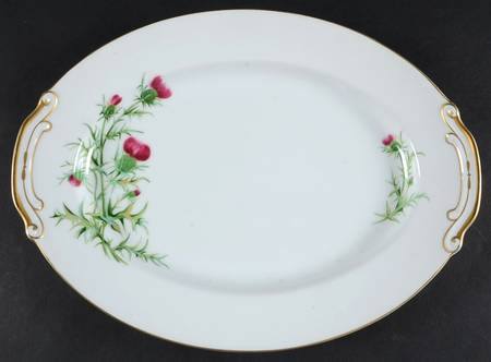 Thistle (355) 12" Oval Serving Platter