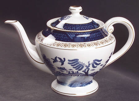Willow Blue Teapot & Lid