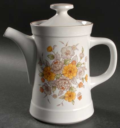 Autumn Bouquet Coffee Pot & Lid