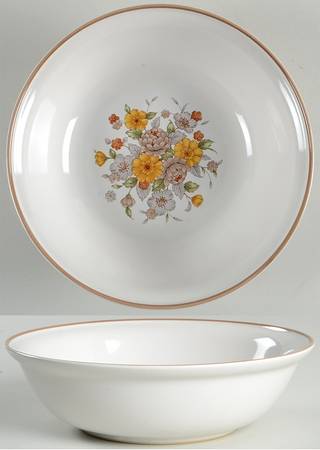 Autumn Bouquet 9" Round Vegetable Bowl