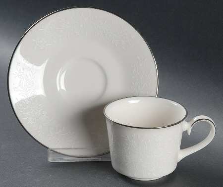 Chantilly Flat Demitasse Cup & Saucer Set