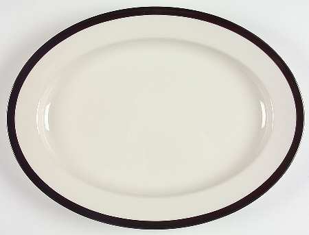 Mystique 16" Oval Serving Platter by Carico