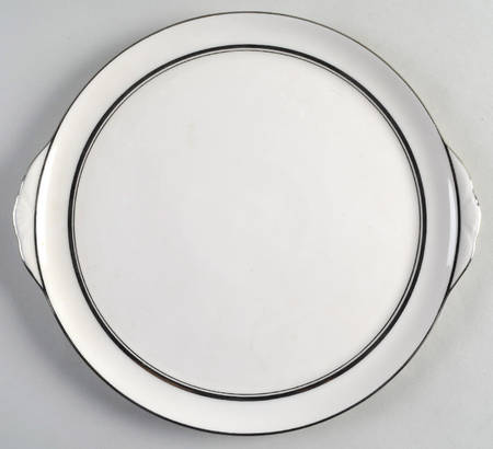 Reflections Handled Cake Plate