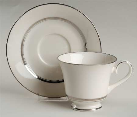 Reflections Footed Cup & Saucer Set by Carico