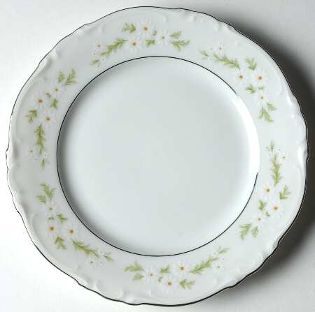 Bridal Wreath Salad Plate by Crown Jewel