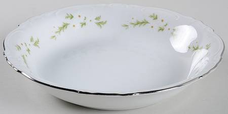 Bridal Wreath Coupe Soup Bowl by Crown Jewel