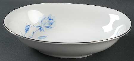 Candlelight Rose 10" Oval Vegetable Bowl