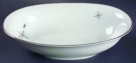 Starlight 10" Oval Vegetable Bowl