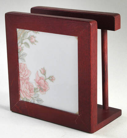 Christina 6 1/8" Rosewood Napkin Holder  HC