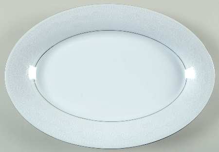 Crochet 14" Oval Serving Platter
