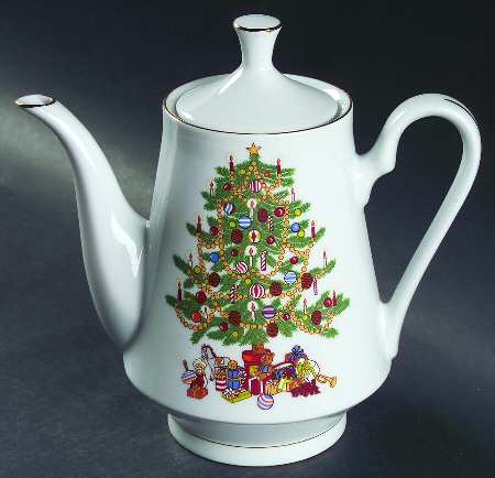 Mistletoe Coffee Pot & Lid