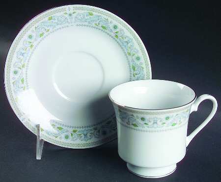Princess Footed Cup & Saucer Set