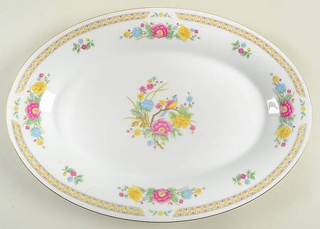 Tranquility 14" Oval Serving Platter