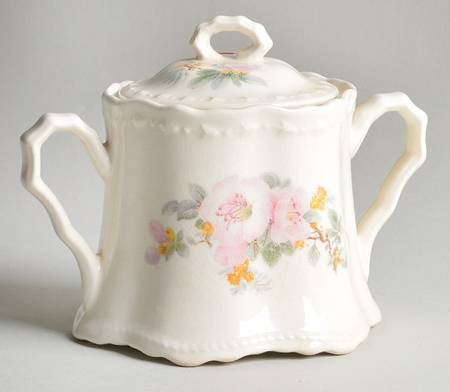 Apple Blossom Sugar Bowl & Lid