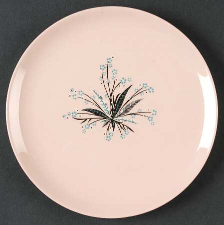 Carnation Remembrance Dessert/Pie Plate