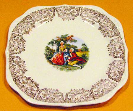 CRO10 Square Bread & Butter Plate